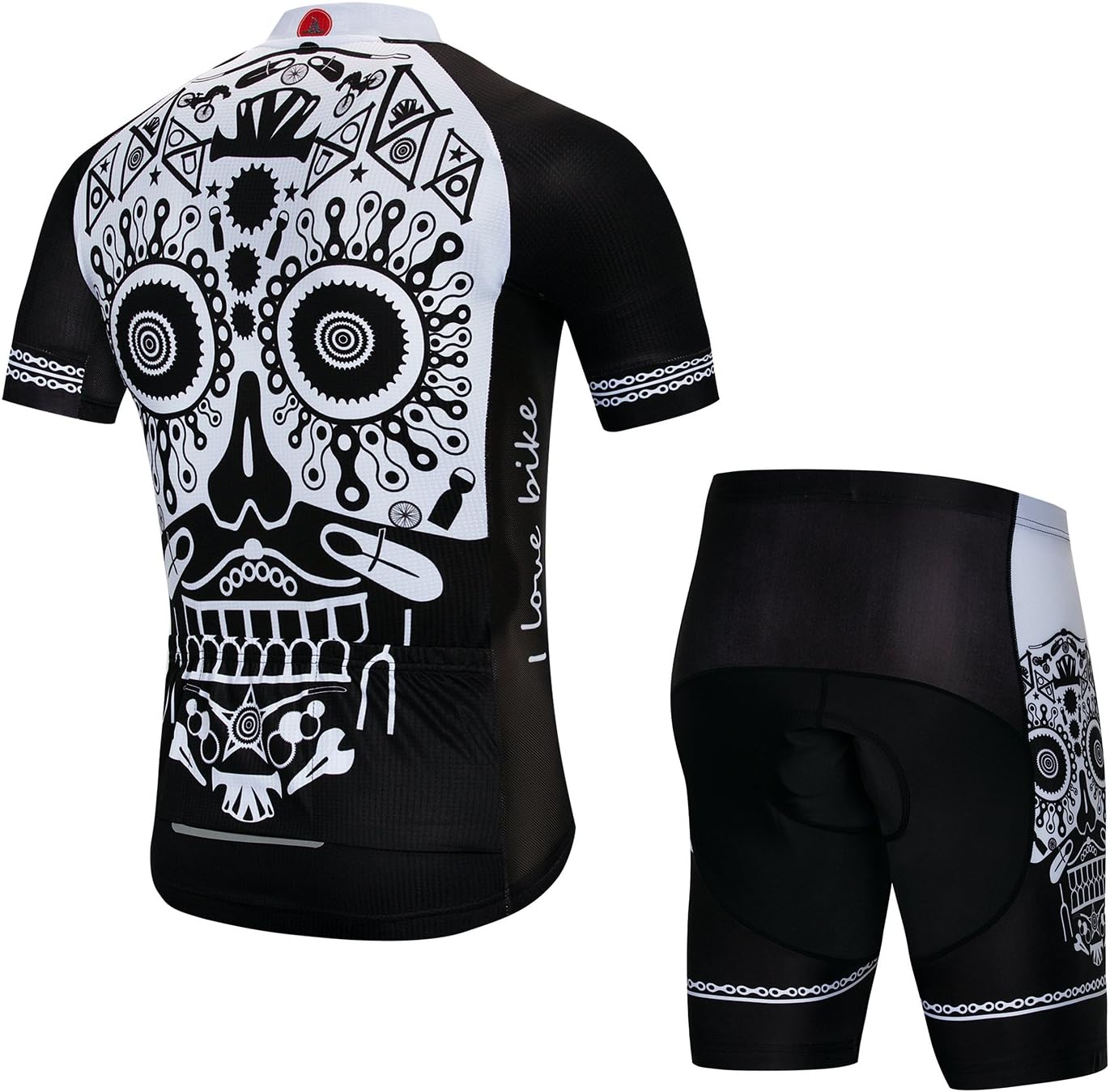 JPOJPO Cycling Jersey Men, Mountain Bike Shirt Tops S-5XL - Breathable and Quick Dry