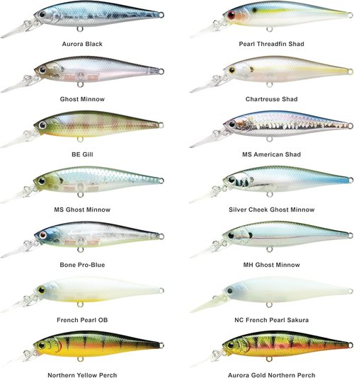 LUCKY CRAFT Pointer 78DD, Freshwater Lake Bass Fishing Lure, Jerkbait, Suspending, Tournament Winning, Deep Diver, Fishing Gear, Fishing Accessories, Fishing Tackle