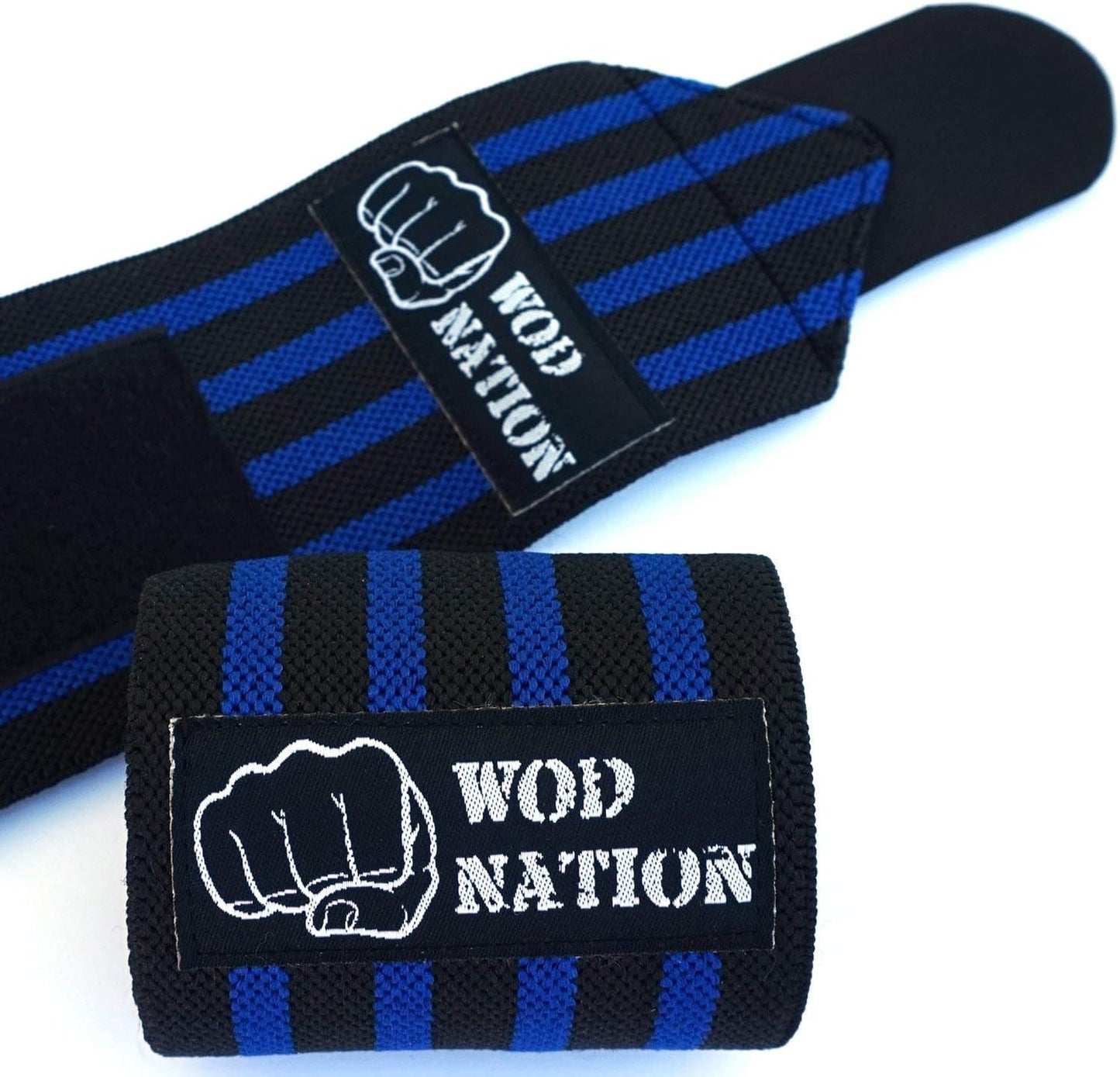WOD Nation Wrist Wraps for Weightlifting & Strength Training – Professional Gym Straps w/Thumb Loop for Men & Women