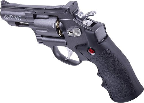 Crosman SNR357 Snub Nose .177-Caliber Pellet/ BB CO2-Powered Revolver
