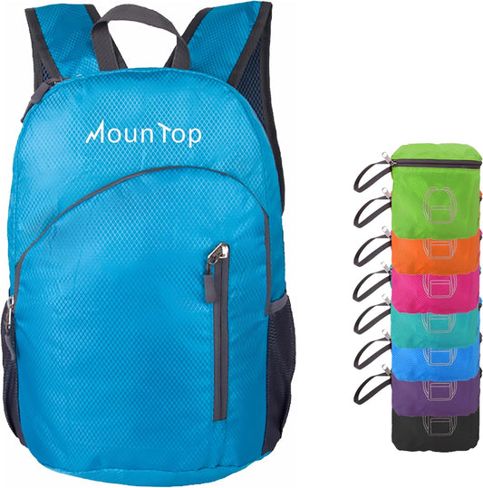 MounTop Outdoor Lightweight Foldable Water Resistant Backpack for Travel Hiking Riding