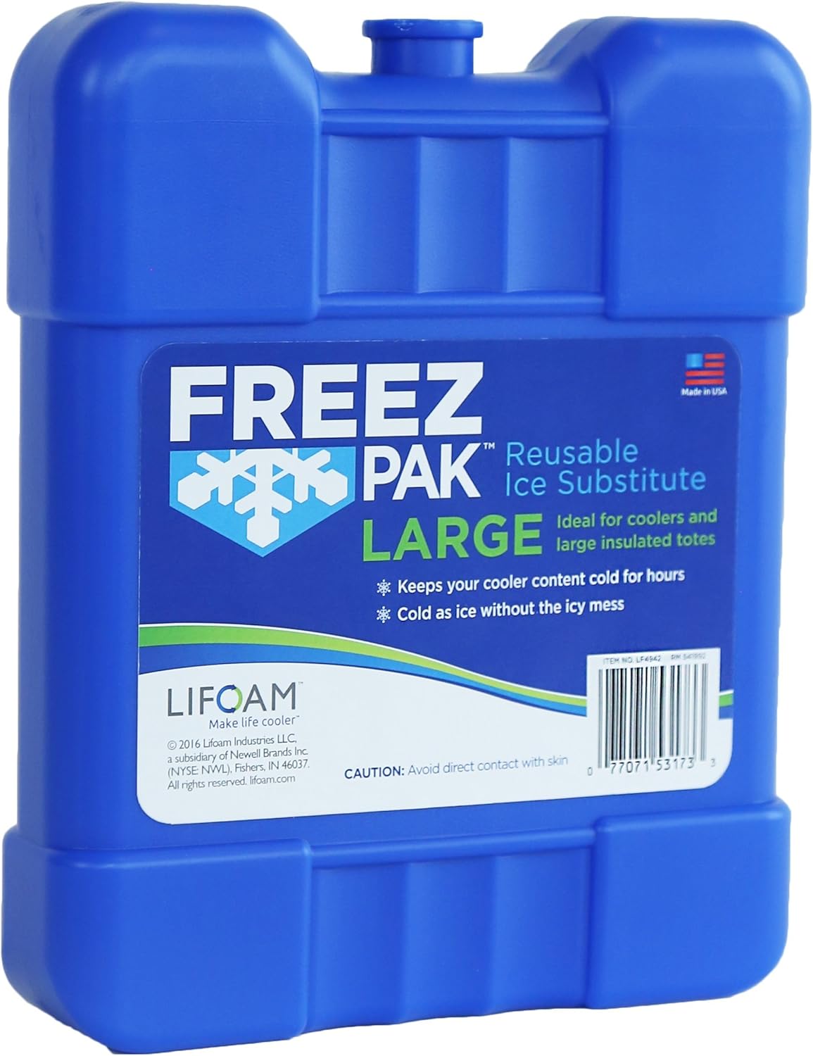 Freez Pak Hold 6 Can Soda Beer Coolant Reusable Ice Pack