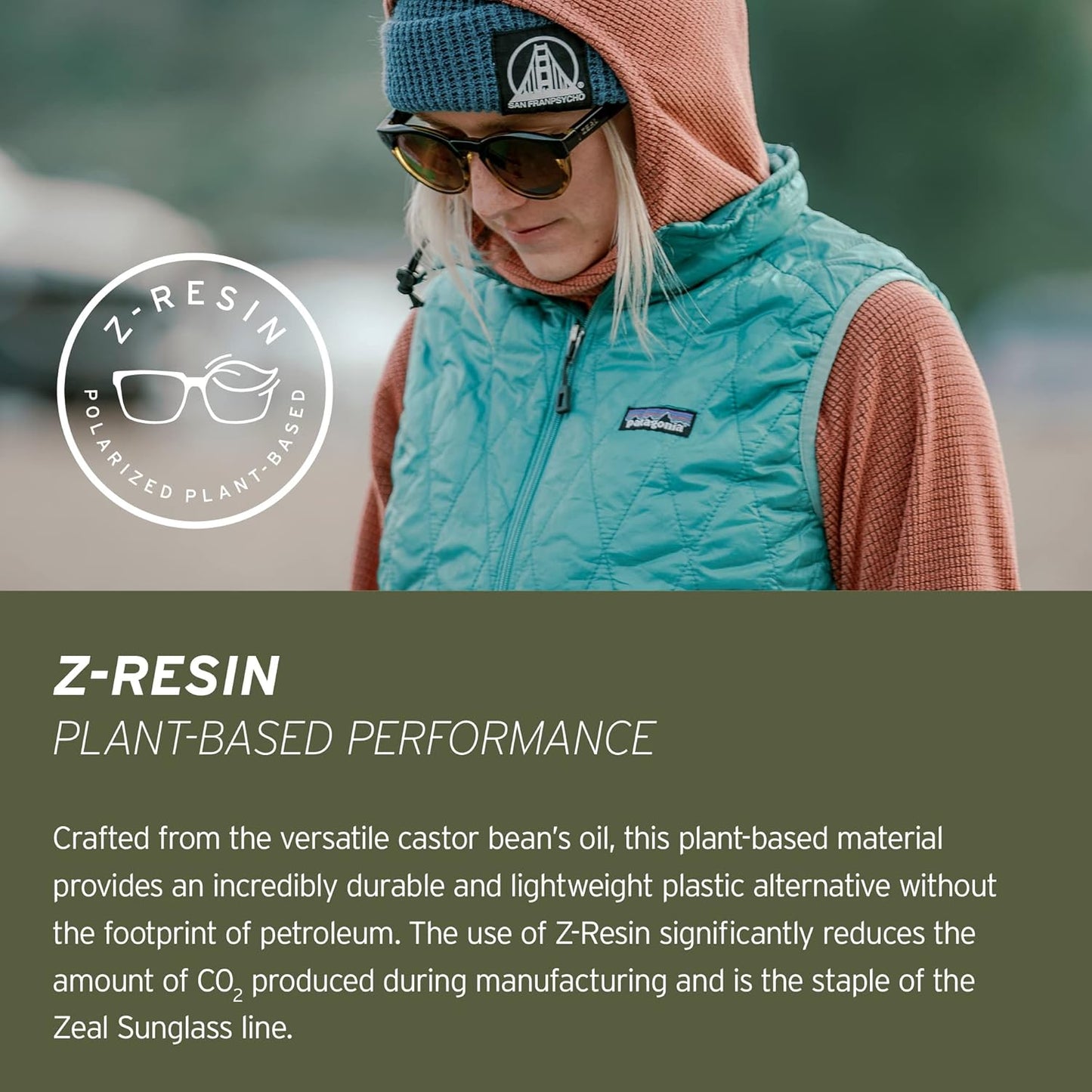 Zeal Optics Women's Brewer Square Sunglasses