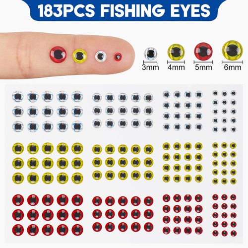 Unpainted Fishing Lures Making Kit, 286pcs DIY Lure Blank Crankbaits Minnow Hard Bait Set with Treble Hooks,Split Rings,3D Eyes,Fishing Lure Stickers Pliers DIY Fishing Tackle