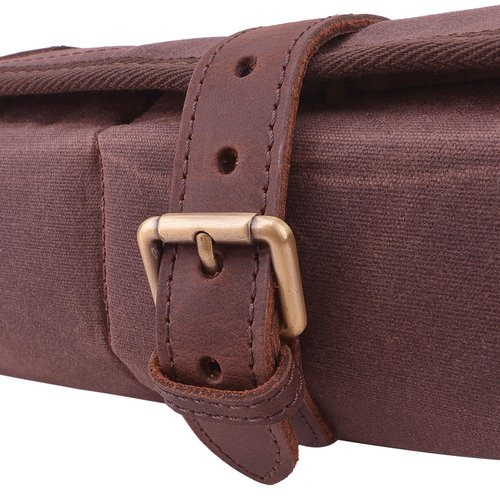 Roll-up Canvas Gun Cleaning Mat Pad (Coffee)