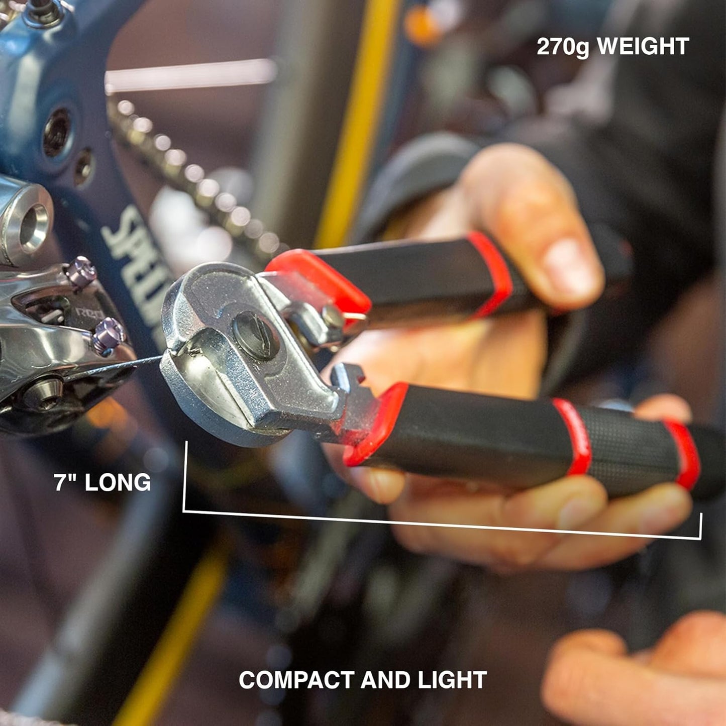 Feedback Sports | Bike Cable and Housing Cutter | Integrated Crimper | Forged Steel