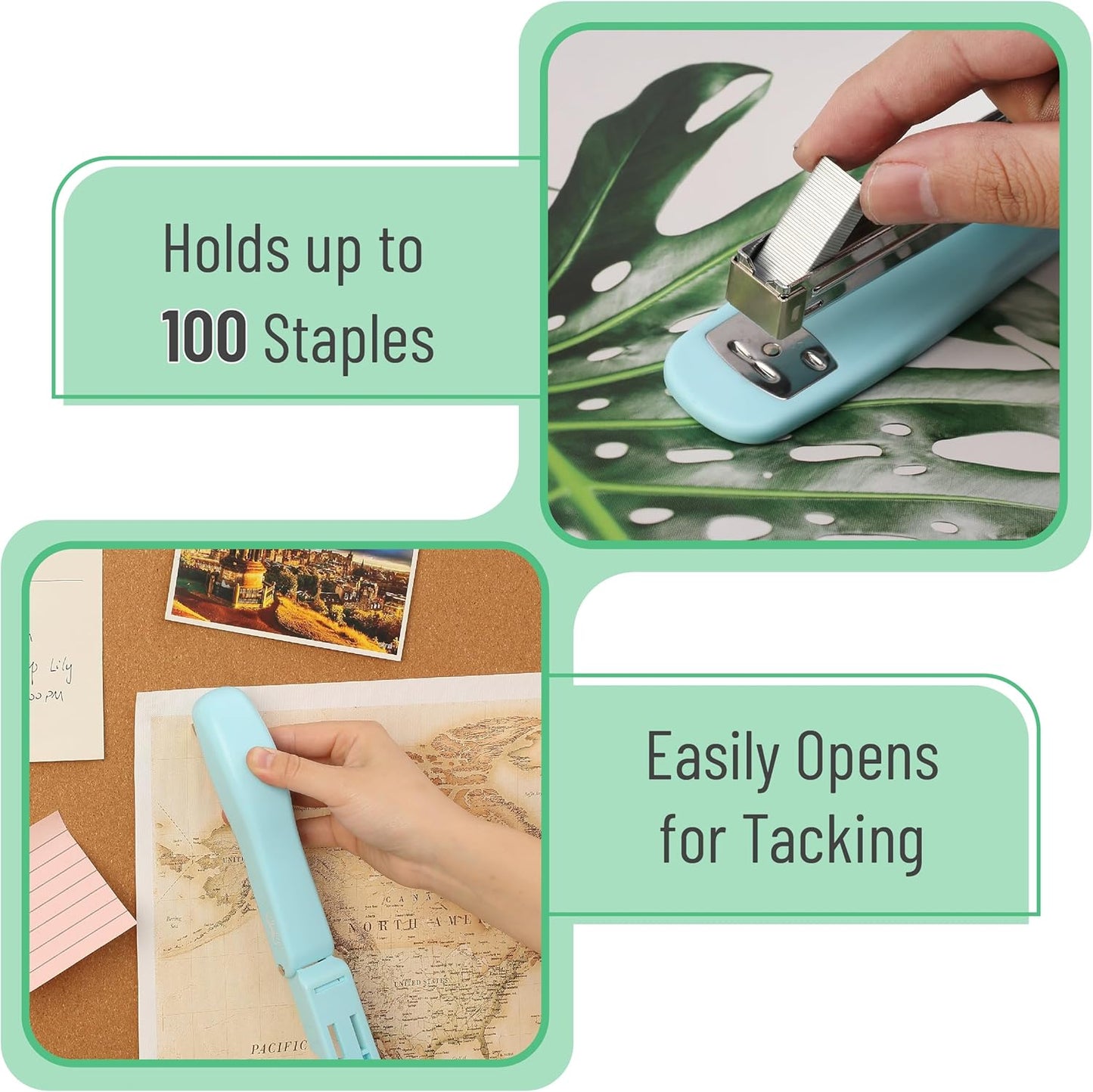 Mr. Pen- Staplers with 200 Staples, 20 Sheet Capacity, Pack of 2, Staplers for Desk, Office Stapler, Desk Stapler, Stapler with Staples, Black Stapler, Paper Stapler, Stapler and Staples