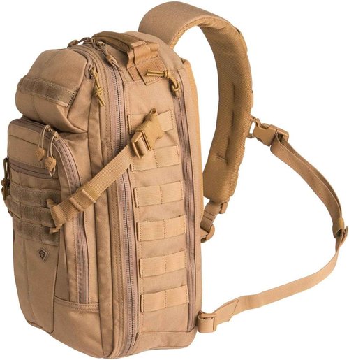 Crosshatch Sling Backpack 19L - Tactical Shoulder Go Bag for Men & Women