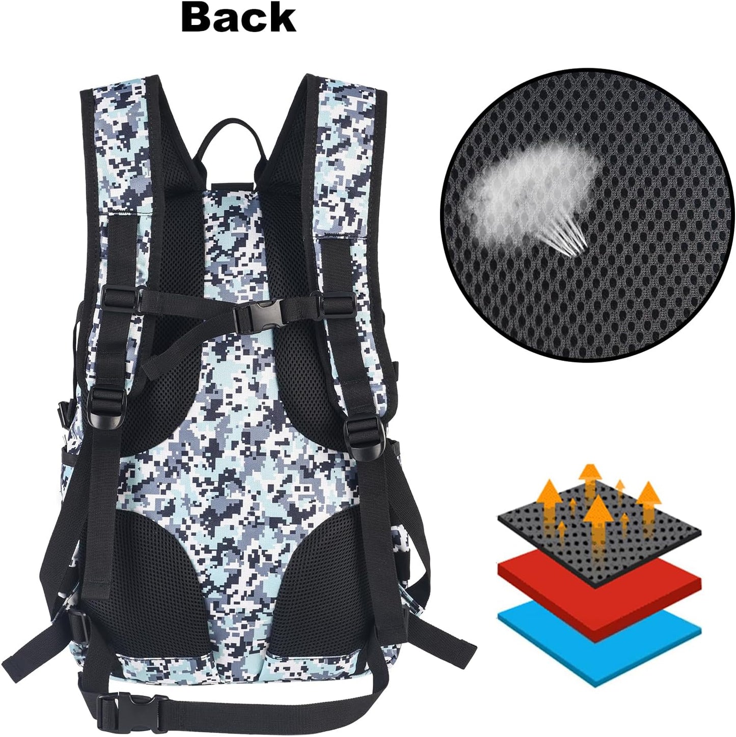 ArcEnCiel 15L Motorcycle Backpack Tactical Bag Rucksacks for Outdoor Camping Trekking Hunting with Patch
