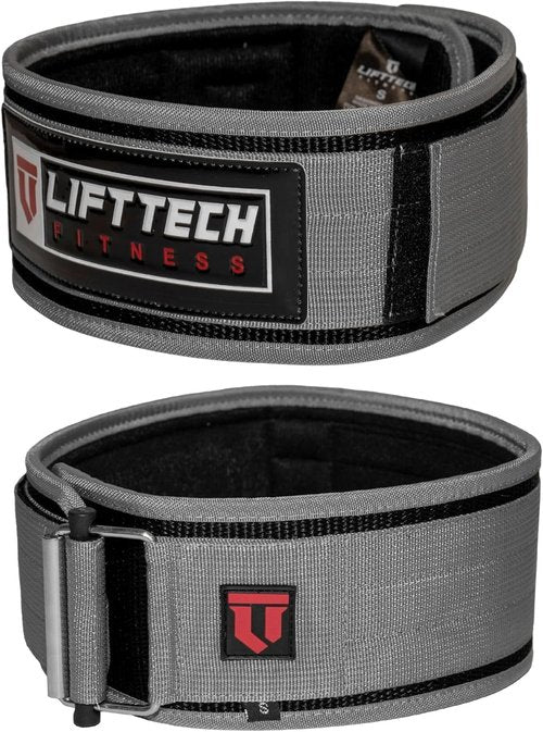 Lift Tech 5" Men's Foam Weightlifting Belt, Gray/Black