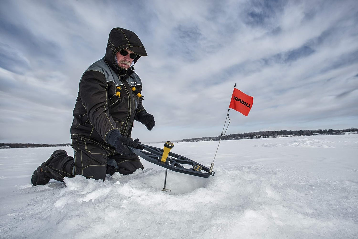 Frabill I-3 Jacket | High-Performance Winter Jacket Designed for Ice-Fishing | Includes Self-Rescue Ice Pick Set