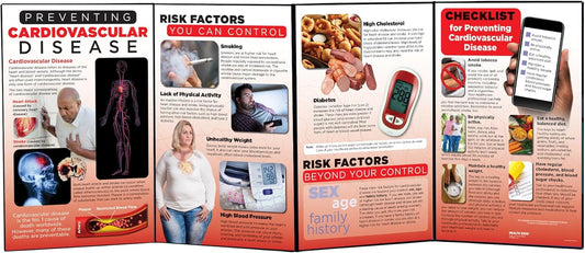 HEALTH EDCO Preventing Cardiovascular Disease Folding Display