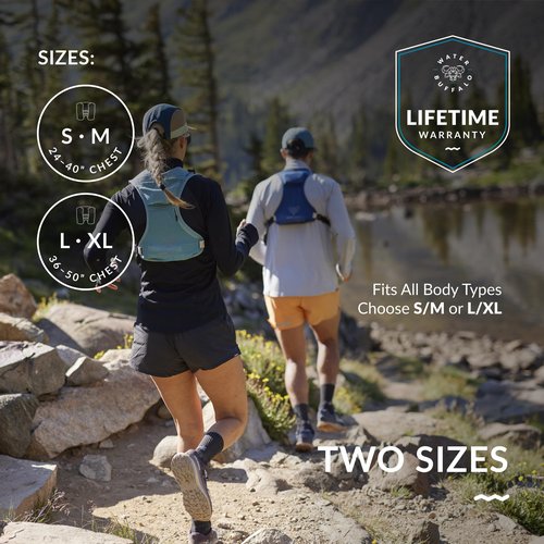 Water Buffalo Quiver Running Vest – Lightweight Hydration Pack with Dual Bottles for Men & Women, Ideal for Trail & Marathon Training