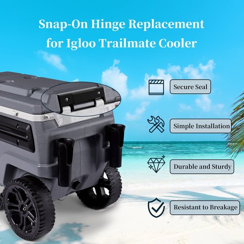 Cooler Replacement Snap-On Hinge Compatible with for TrailMate Coolers