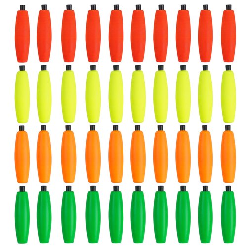 OROOTL Fishing Bobbers Floats for Catfish Peg Floats for Catfishing Cigar Foam Slip Fishing Bobbers for Santee Rig Catfish Freshwater Saltwater 2in 2.5in 3in