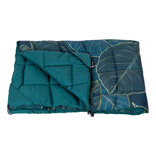 KUKÜN - Versatile Packable Outdoor Camping Blanket, Puffy Blanket, Primaloft® Insulation, Warm, Durable, Lightweight, Waterproof, Oversize, Beach, Stadium, and More! 55"x80" (Golden Foliage)