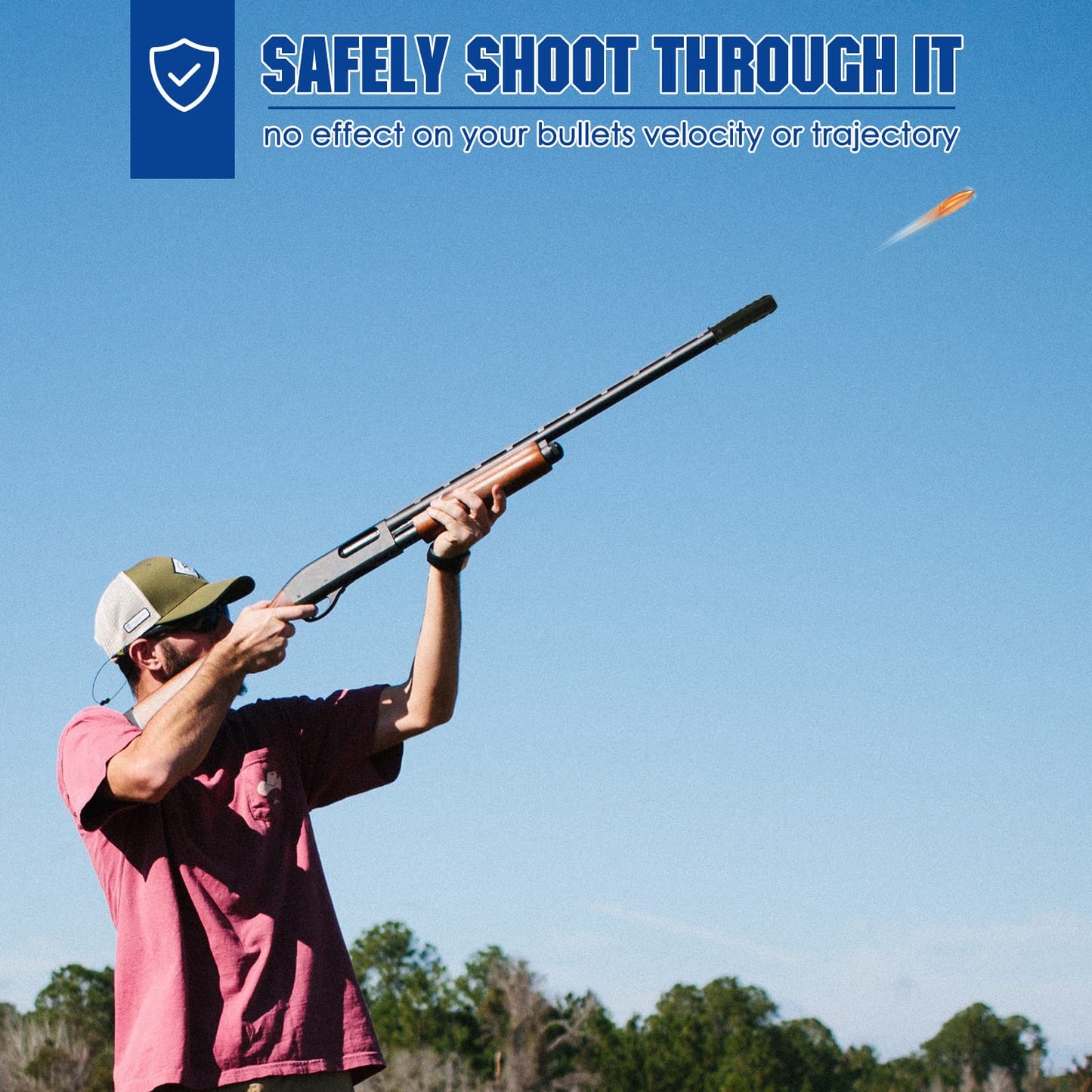 Aolamegs 50 Pack Rifle Muzzle Cover, Black Flexible Latex Rifle Barrel Cover, Perfect Gun Maintenance Accessories for Keeping Your Rifle Barrel Clean and Dry