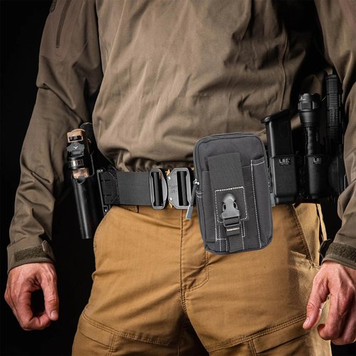 YeulionCraft Tactical Molle Pouch Men Belt Waist Bag Compact Outdoor Multipurpose Utility Gadget with Cell Phone Holster Holder for Cycling Running Hiking