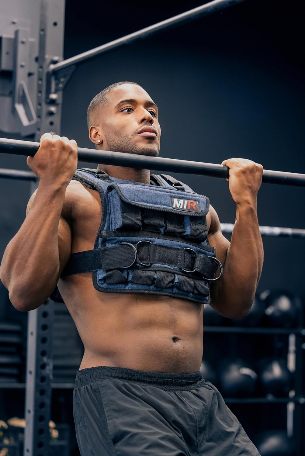 miR Air Flow Weighted Vest with Zipper Option 20lbs - 60lbs Solid Iron Weights Machine Washable. Workout Vest for Men and Women