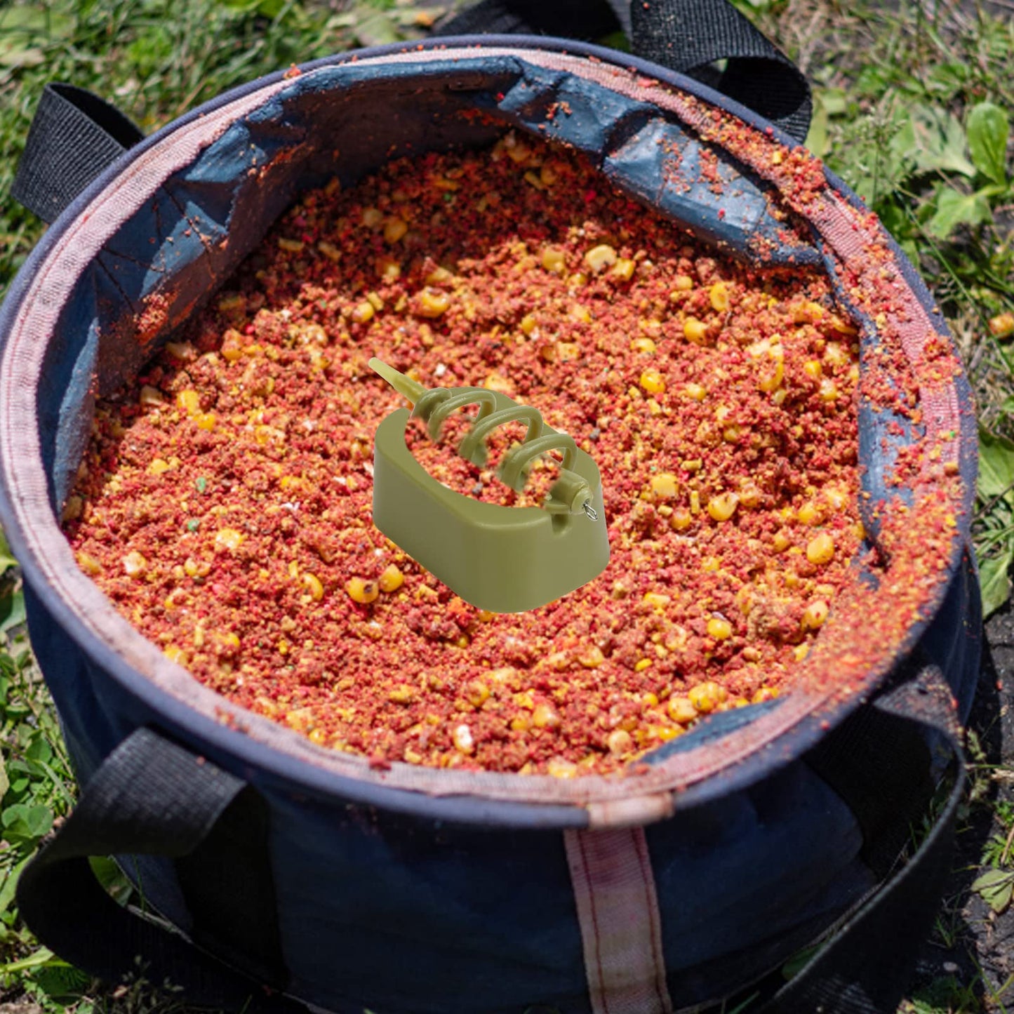 Fennoral 11PCS Carp Fishing Set - Inline Method Feeder with 2 Rubber Mould Accessories