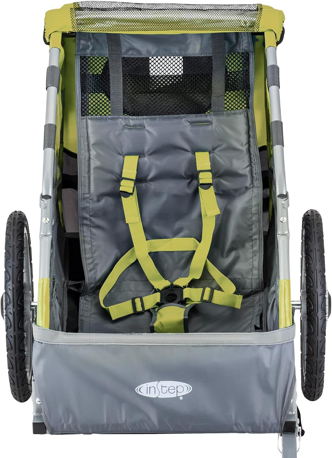 Take 2 or Sync Kids Bike Trailer, Single or Double Seat, Universal Coupler, Folding Frame, Quick-Release Wheels, Canopy with Bug Screen and Weather Shield, Bike Trailer for Kids