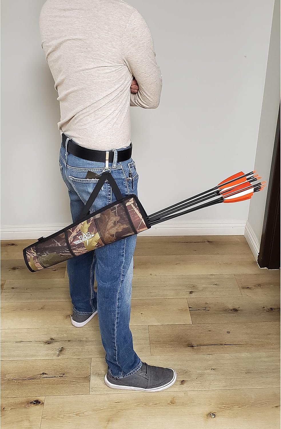 SAS Archery Side Tube Quiver with Belt Clip