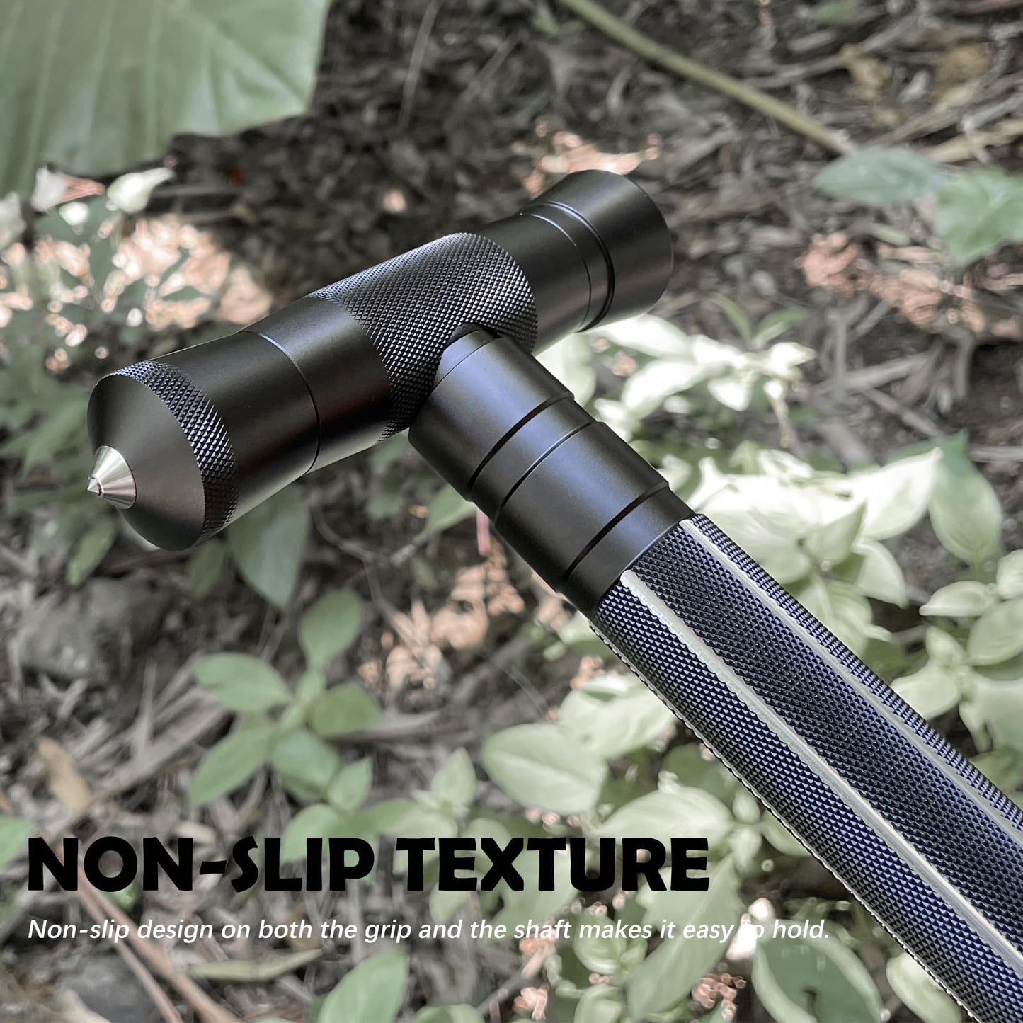 Autuveen Hiking Tactical Stick Walking Staff,Portable Walking Sticks Trekking Poles Outdoor Multitool Camping Gear for Men Women