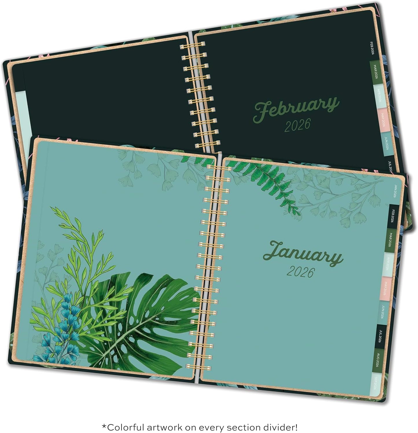 High Note Hardcover Academic Planner 2025-2026, Garden Bee, 9" x 10" 272 Pages, Daily Weekly Monthly Planner 2025-2026 August to December, Back to School Calendar Book for Teachers and Students