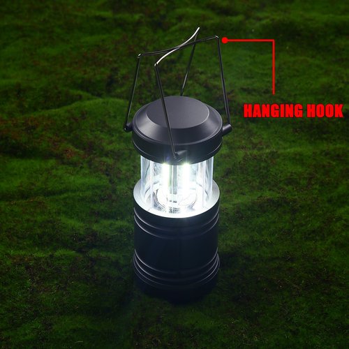 XYSRZ Camping Lantern, Battery Powered LED Lanterns for Hurricane Power Outage, 4 Pack