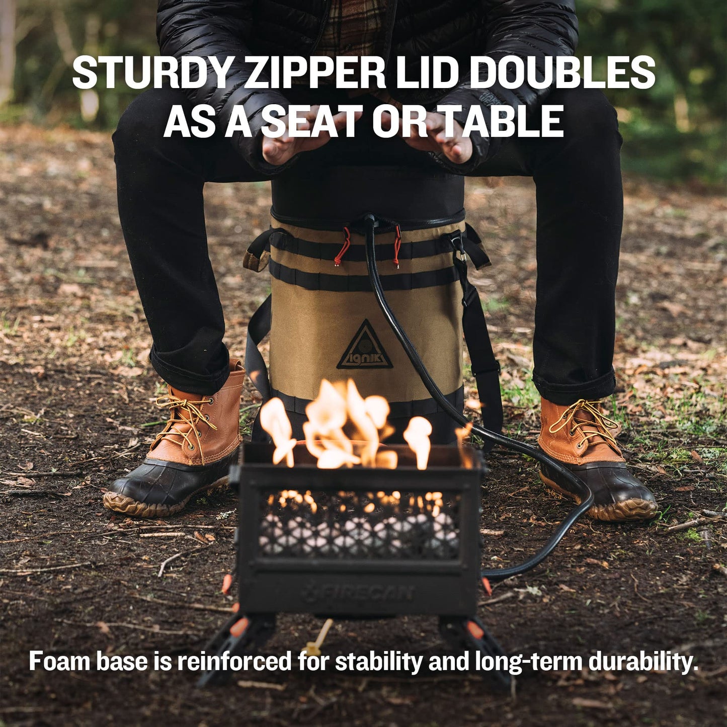 Ignik 20-Pound Propane Tank Case with Bucket Lid Seat