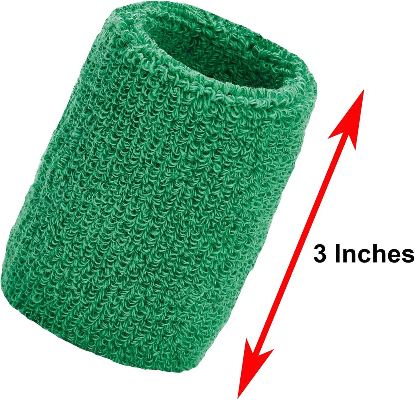 Unique Sports Wristbands / Sweatbands Pack of 12 (6 pair)