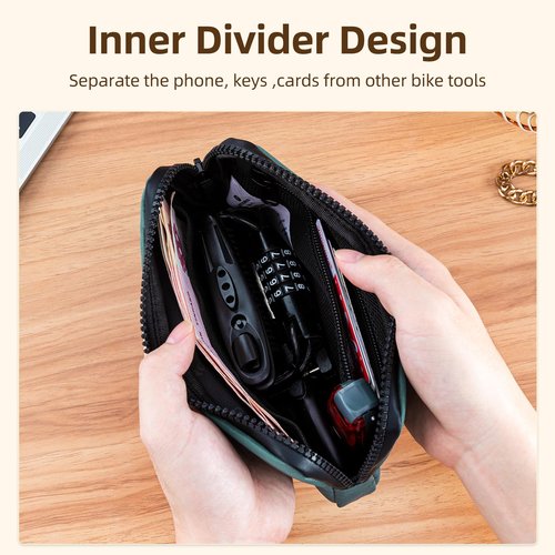 ROCKBROS Cycling Bike Phone Bag Wallet - Small Card Keys Tool Case - Convenient Storage - Men Women