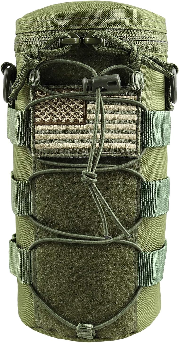 AMYIPO Water Bottle Pouch Molle Tactical Holder Storage Bag for 32oz Carrier