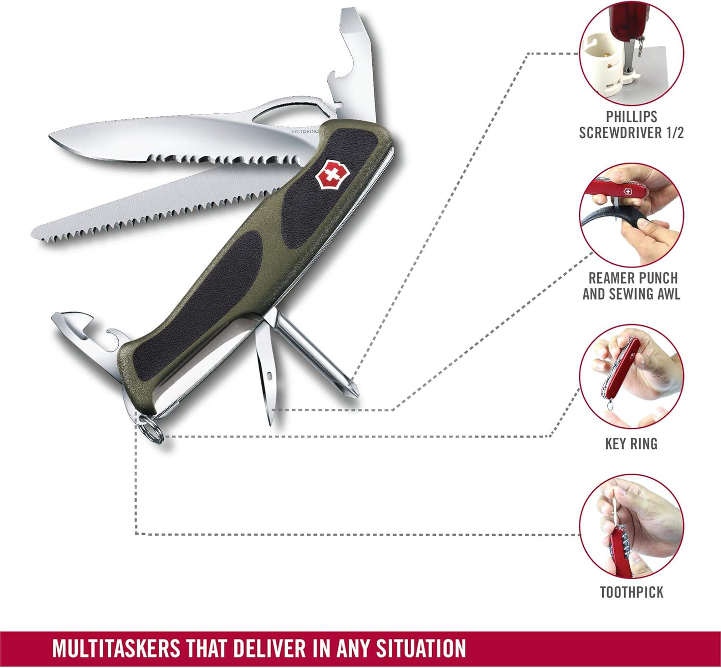 Victorinox Swiss Army RangerGrip74 Swiss Army Knife