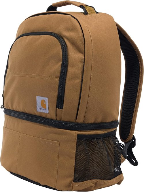 Mens Insulated 24 Can Two Compartment Cooler Backpack Backpack With FullyInsulated Cooler Base