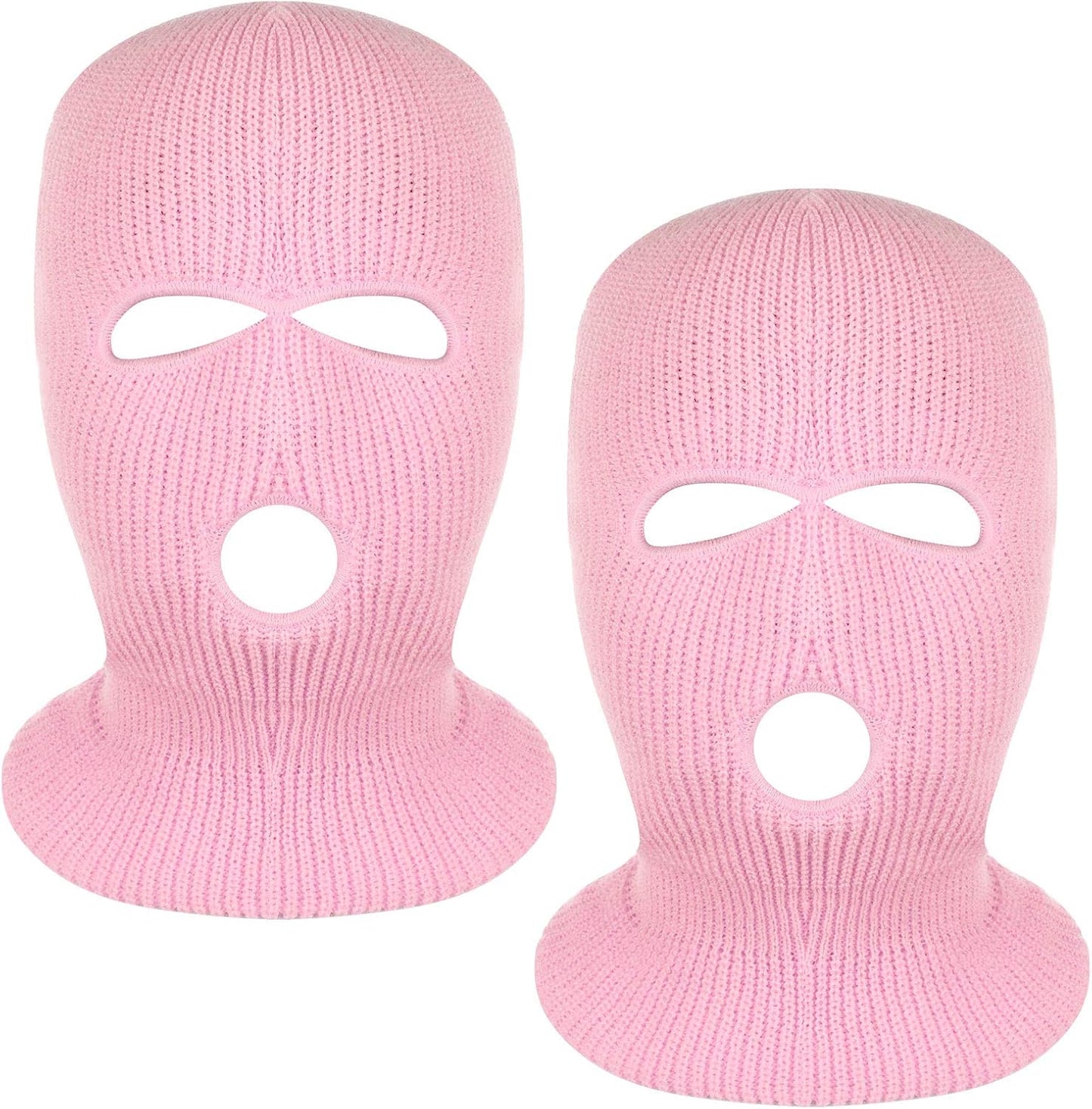 3-Hole Full Face Mask | Knitted Winter Balaclava Cap for Outdoor Sports