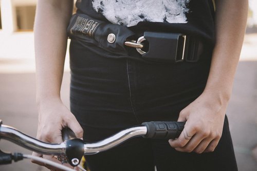 Hiplok Gold Wearable Bicycle Chain Lock - Secure, Stylish & Portable