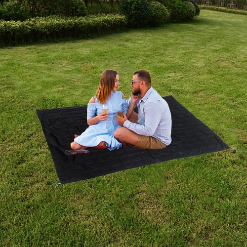 Wind Tour Multifunctional Tarp Waterproof with Carry Bag for Tent Ultralight Outdoor Tent Footprint for Ground Camping Hiking (47.2" x27.6")