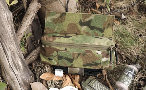 PETAC GEAR Tactical Mini Drop Pouch Fanny Pack Tool Pouch for Vest (MC)