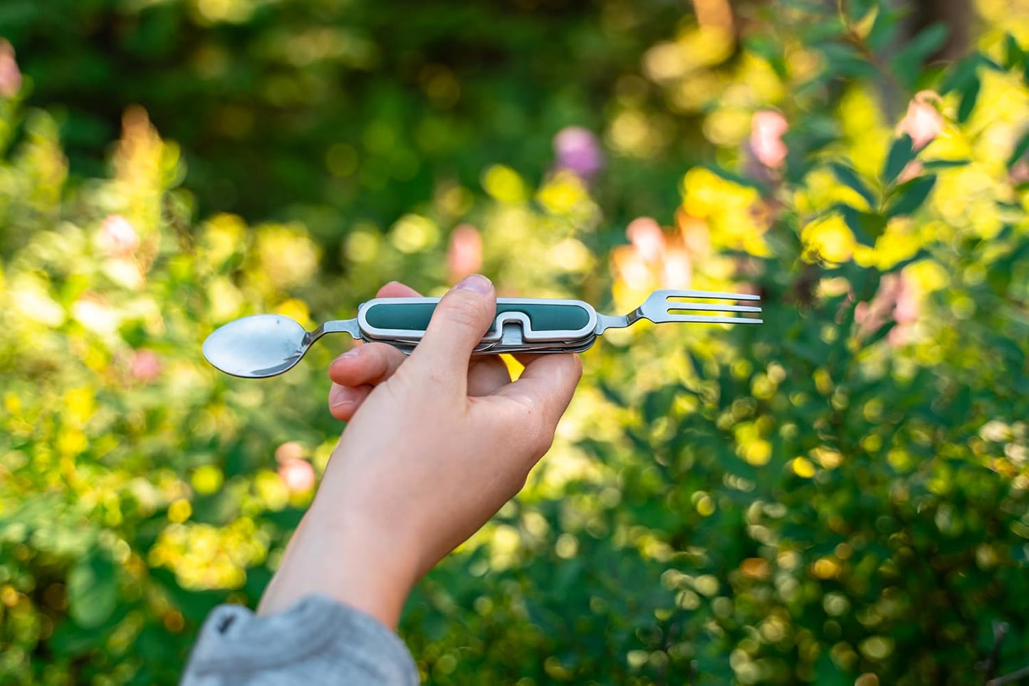 Coghlan's Folding Cutlery Set – Lightweight Stainless Steel Knife, Fork, and Spoon for Camping, Backpacking, Travel, and Outdoor Dining – Compact and Portable Utensils