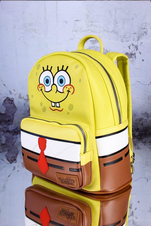 SpongeBob SquarePants Sponge Bob Square Pants Cosplay Mini 10" Backpack Women's Fashion Back Pack Bag