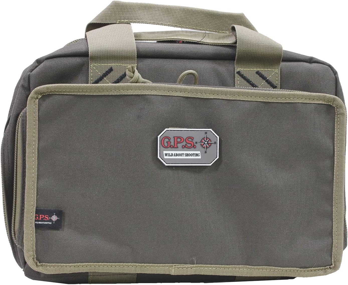 Quad Pistol Range Bag with Mag Storage & Dump Cups | 4 Handguns Capacity | Durable Secure Handguns, Ammo & Shooting Accessories Storage Soft Case
