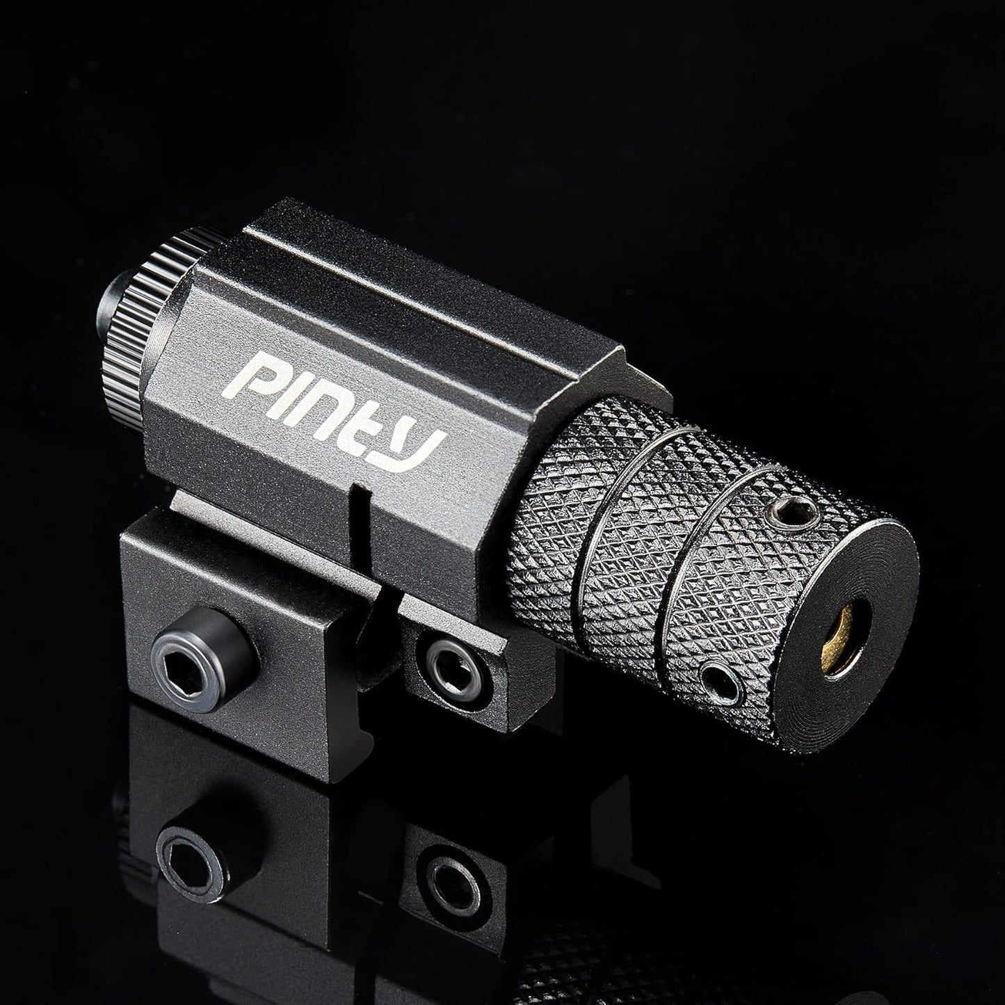 Pinty Compact Tactical Red Laser Sight with Picatinny Mount Alan Wrenches for Hunting - Easy and Bright