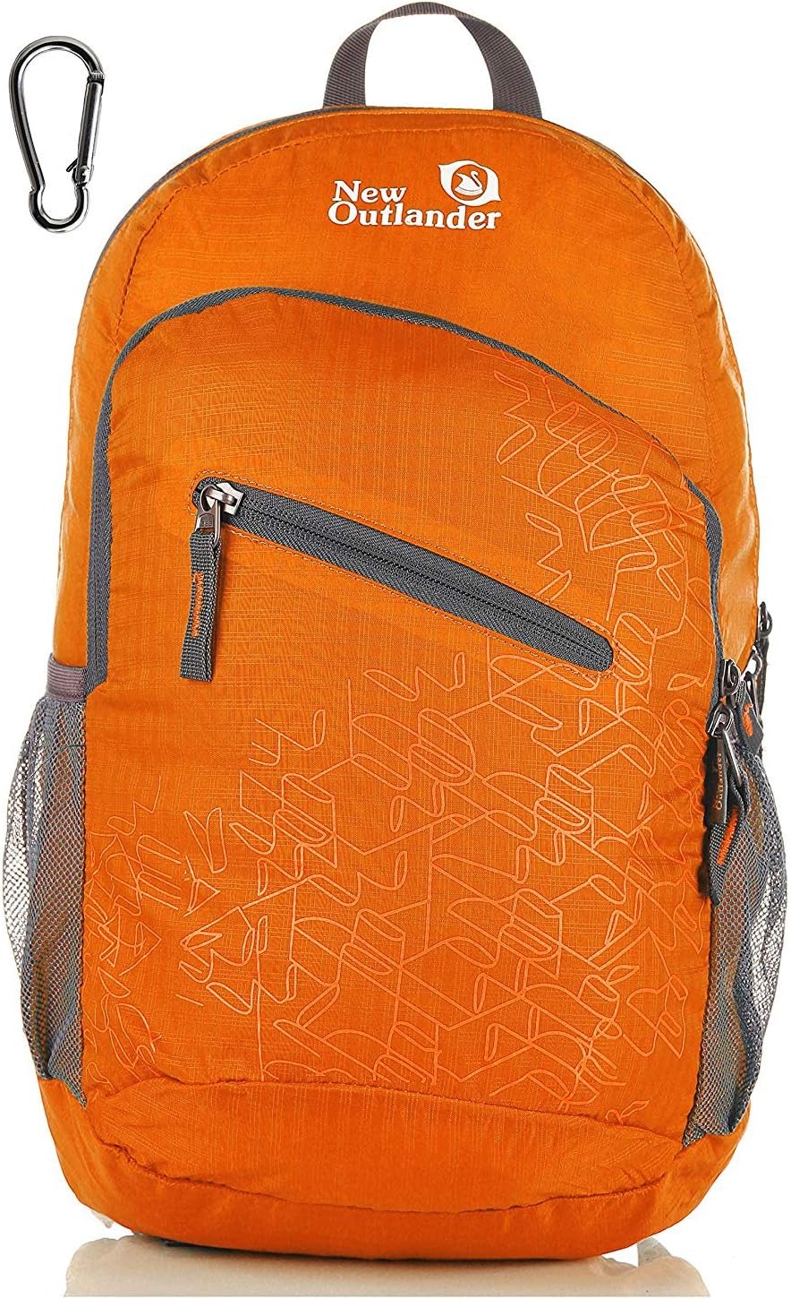 Outlander Packable Handy Lightweight Travel Hiking Backpack Daypack, Black