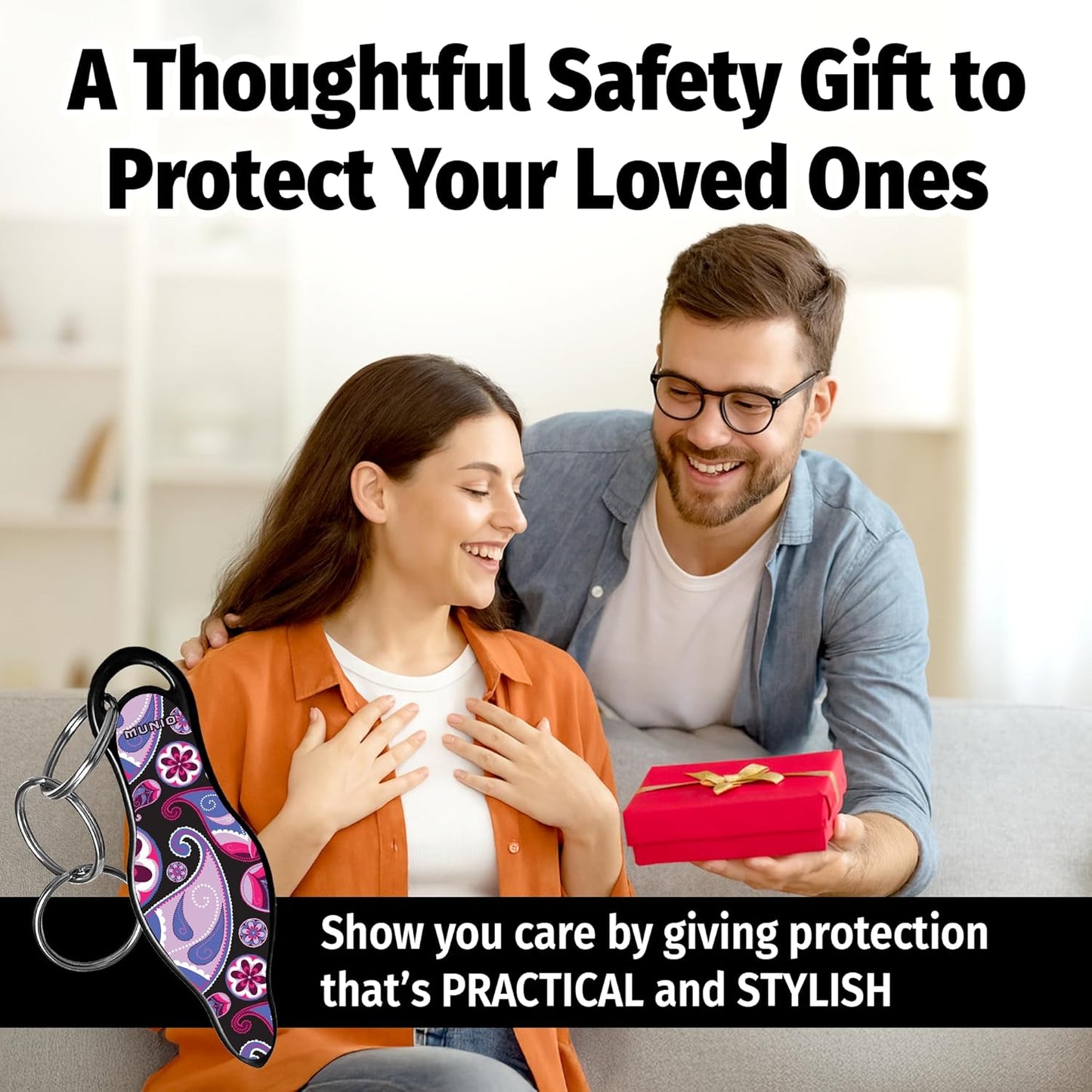 Self Defense Keychain Tool – Stylish & Portable Safety Accessory for Men & Women – TSA Approved