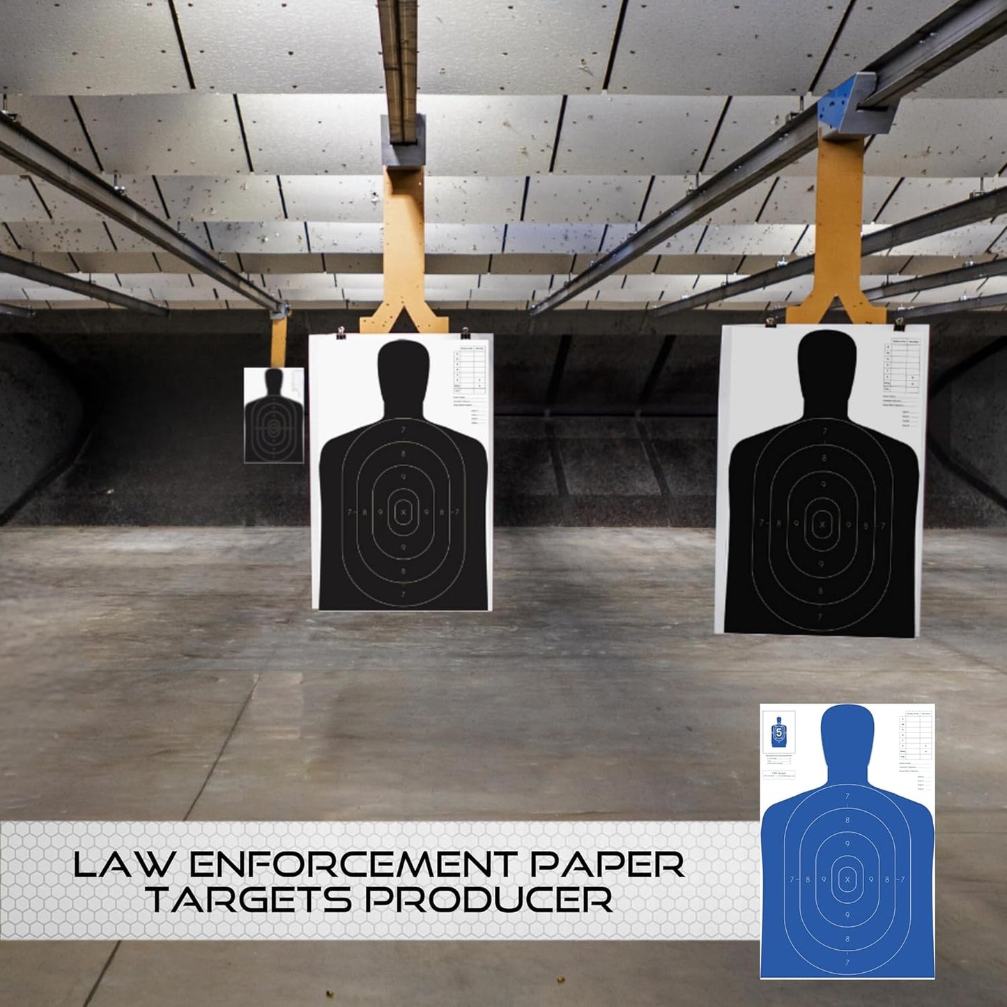 Silhouette Indoor & Outdoor Paper Targets - Pack for Range Shooting
