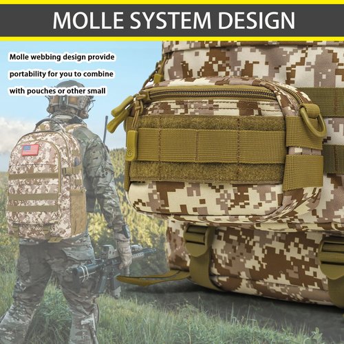 outdoor plus Camo Backpack for Boys,Waterproof Army Bookbag with USB Charging Port, Camoflauge Teen Boys Backpack for School