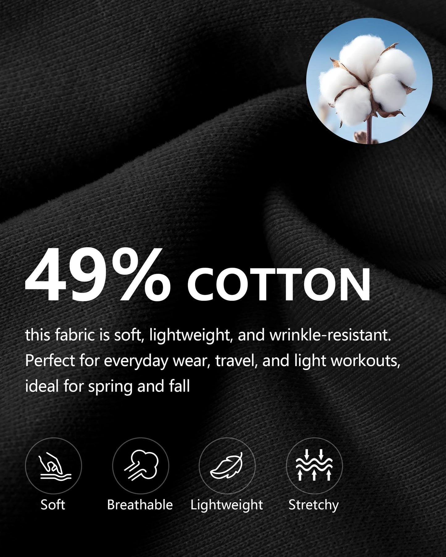 YIPINK Womens Track Pants Athletic Running Pants Sweatpants Straight Leg Cotton Fold-Over Sports Jogging Striped Loose Fit Black