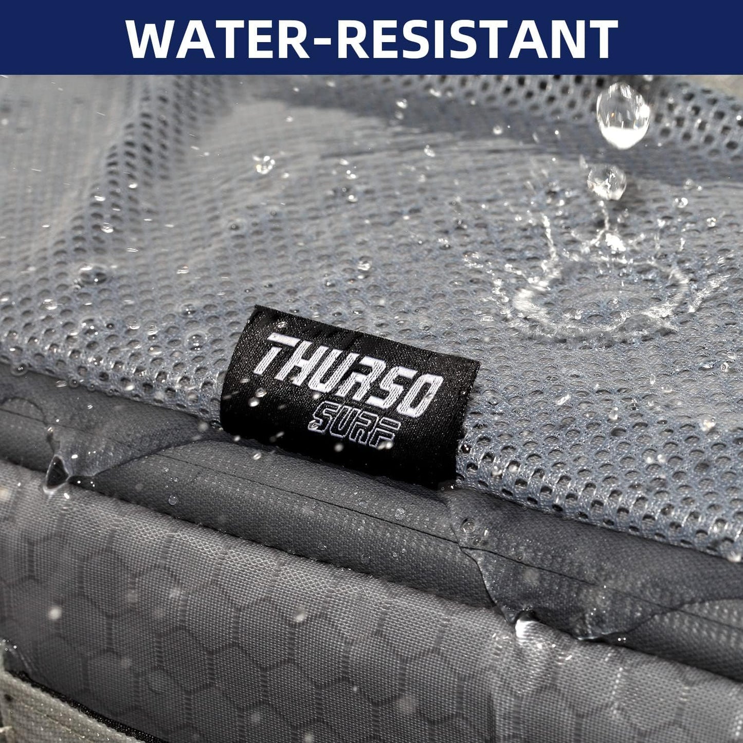 THURSO SURF Paddleboard Cooler Deck Bag – Water-Resistant Portable Insulated Soft Cooler with Mesh Top Pocket for SUP, Kayak, and Camping | Fits 10 Cans