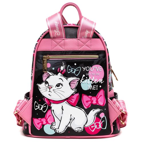 Wondapop Aristocats - Marie 11" Vegan Leather Fashion Mini Backpack
